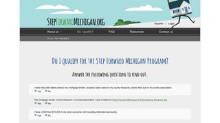 Do I Qualify? - Step Forward Michigan