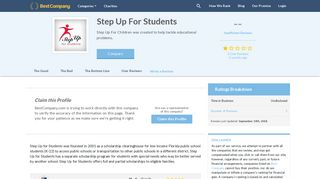 Step Up For Students Reviews | Charities Companies | Best Company