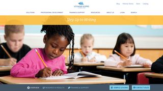 Writing Solution | K-12 | Step Up to Writing - Voyager Sopris Learning