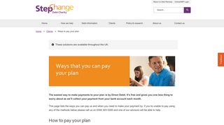 How To Make Payments To Your Plan. StepChange Clients
