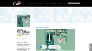 Stephanie Miller's Happy Hour Podcast | Listen via Stitcher Radio On ...