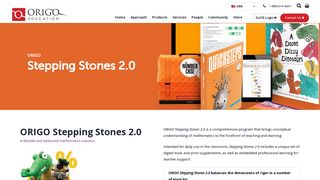 Stepping Stones 2.0 | ORIGO Education | K-6 Mathematics Program
