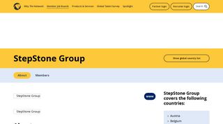 StepStone Group Recruitment Europe – The Network member profile
