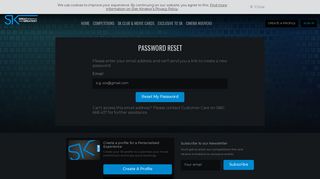 Password Reset - Ster-Kinekor