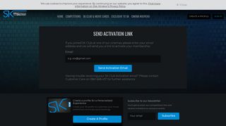 Send Activation link - Ster-Kinekor
