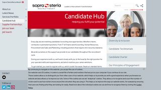 Candidate hub - Sopra Steria Recruitment