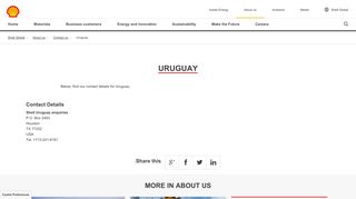 Uruguay | Shell Global