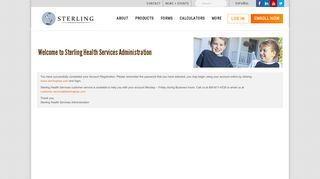 Welcome to Sterling Health Services ... - Sterling Administration