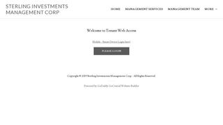 Tenant Portal | Sterling Investments Management Corp