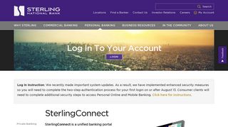 SterlingConnect - Sterling National Bank