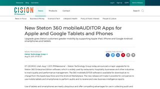 New Steton 360 mobileAUDITOR Apps for Apple and Google ...