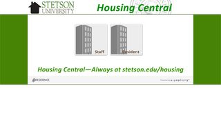 Housing Central: Login: