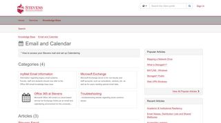 Knowledge Base - Email and Calendar - TeamDynamix
