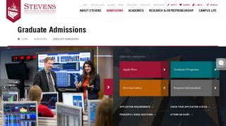 Graduate Admissions | Stevens Institute of Technology