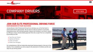 Company Drivers | Stevens Transport
