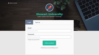 Login - Stewart University