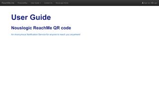 User Guide - “Reachme” NFC/QR based Smart Tag