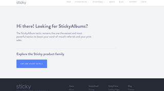 StickyAlbums - Sticky Marketing Tools