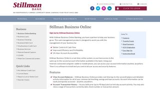 Business Online Banking For Your Small Business | Stillman Bank