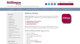 Mobile Banking with the Mobile App | Stillman Bank