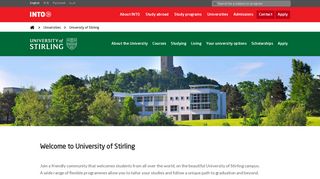 Welcome to INTO University of Stirling | INTO
