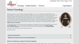 Stirnet Genealogy | Stirnet