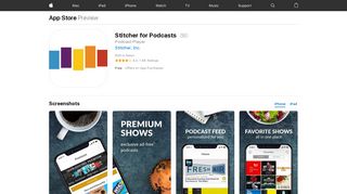 Stitcher for Podcasts on the App Store - iTunes - Apple