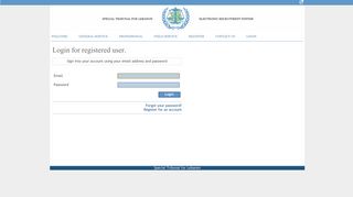 Login for registered user. - Special Tribunal for Lebanon