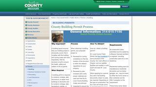 Building Permits | Processes and Procedures ... - St. Louis County