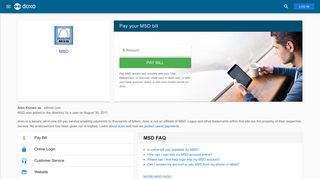 MSD: Login, Bill Pay, Customer Service and Care Sign-In - Doxo