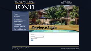 Employee Login | Apartment Homes by Tonti