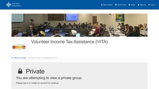 Volunteer Income Tax Assistance (VITA) | St. Mary's University