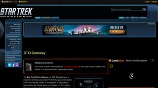 STO Gateway - Official Star Trek Online Wiki