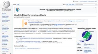 StockHolding Corporation of India - Wikipedia