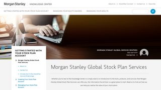 Morgan Stanley Global Stock Plan Services