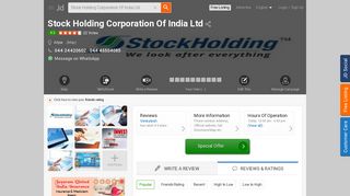 Stock Holding Corporation Of India Ltd, Adyar - Personal Loans in ...
