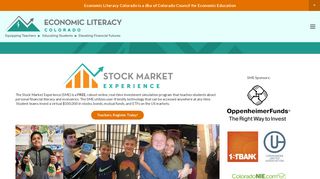 Stock Market Experience — Economic Literacy Colorado a dba of ...