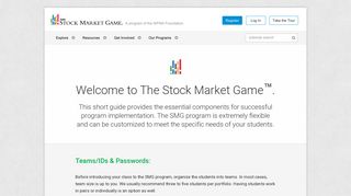 Here - The Stock Market Game