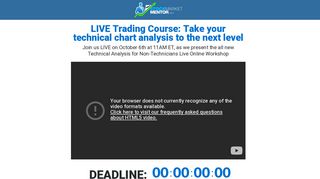 FREE Technical Analysis Webinar | Stock Market Mentor
