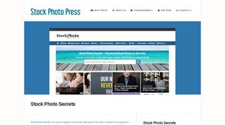 Stock Photo Secrets - Stock Photo Press