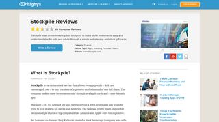 Stockpile Reviews - Is it a Scam or Legit? - HighYa