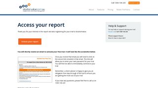 Access your report - StocksInValue