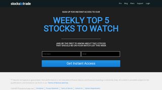 free watchlists - StocksToTrade.com