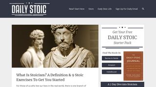 Daily Stoic | Stoic Wisdom For Everyday Life