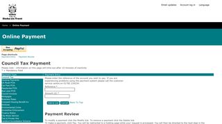 Online Payment - Council Tax Payment - Civica AuthorityICON