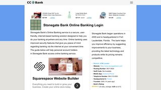 Stonegate Bank Online Banking Login - CC Bank