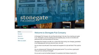 Stonegate Pub Company Jobs and Careers in the UK - Leisurejobs
