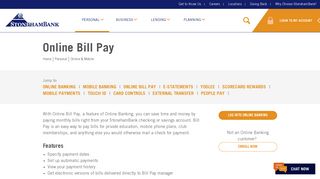Online Bill Pay | StonehamBank