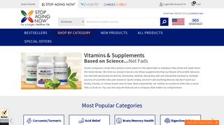 All Product Categories - Stop Aging Now