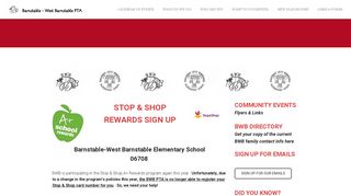 Stop & Shop Rewards - BWB PTA